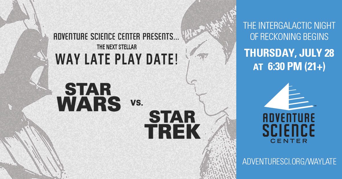 Star Wars vs. Star Trek event poster.