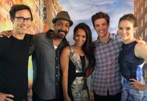 The Flash cast at Paleyfest