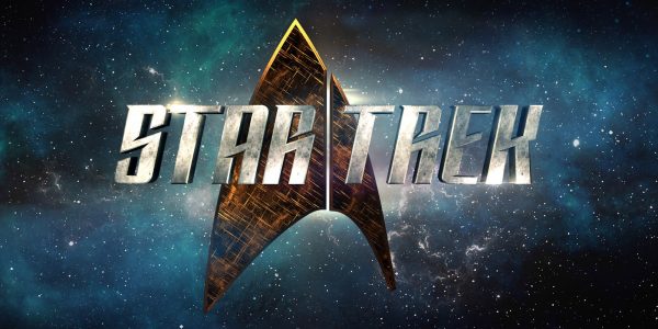 Star Trek logo against a starry background.