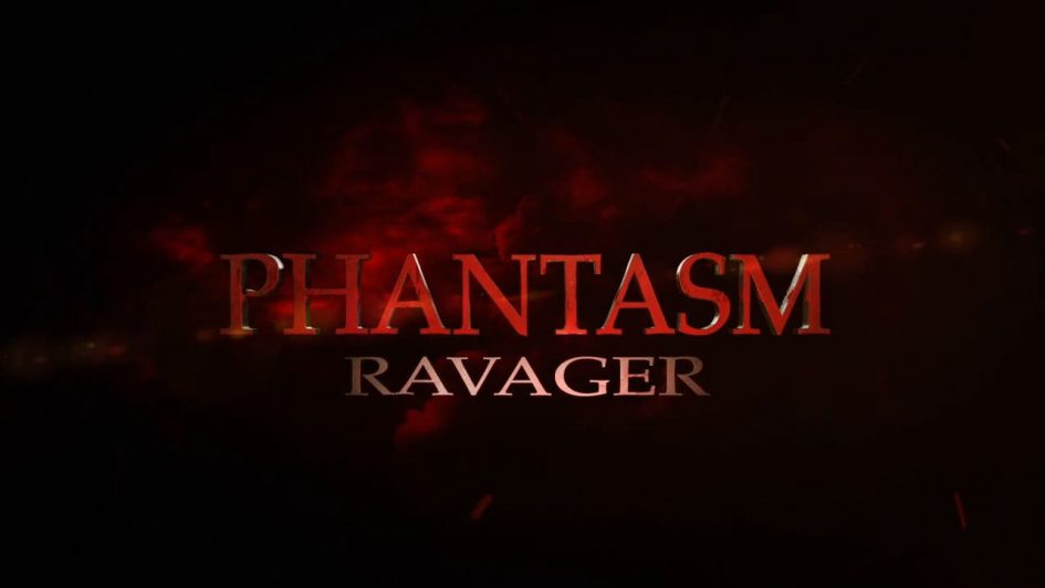 Phantasm Ravager movie title card.