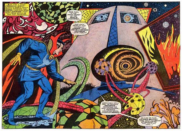 Doctor Strange in a cosmic realm.