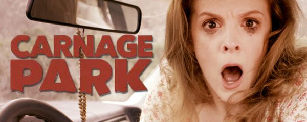 Carnage Park movie poster with woman.