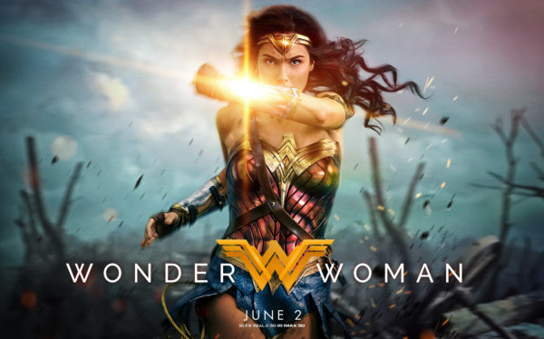 Wonder Woman movie poster, Gal Gadot.