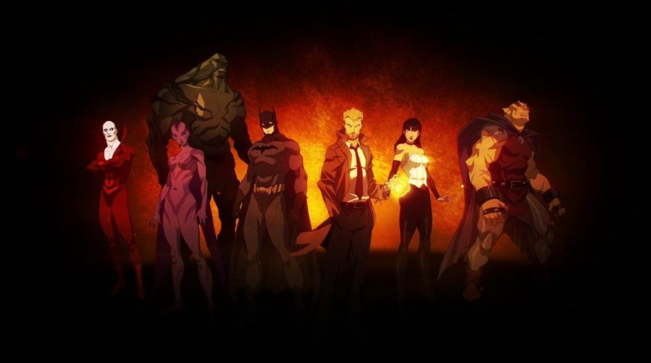 Justice League Dark animated characters.