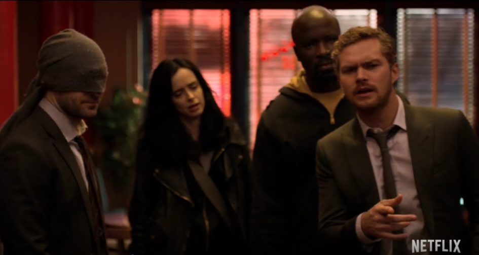 Daredevil, Jessica Jones, Luke Cage and Iron Fist.