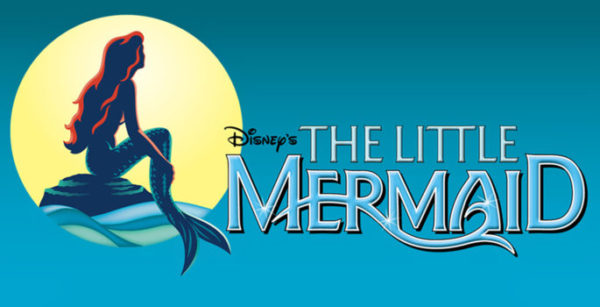 The Little Mermaid logo with Ariel.