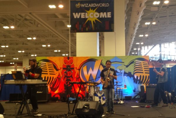 Band playing at Wizard World event.