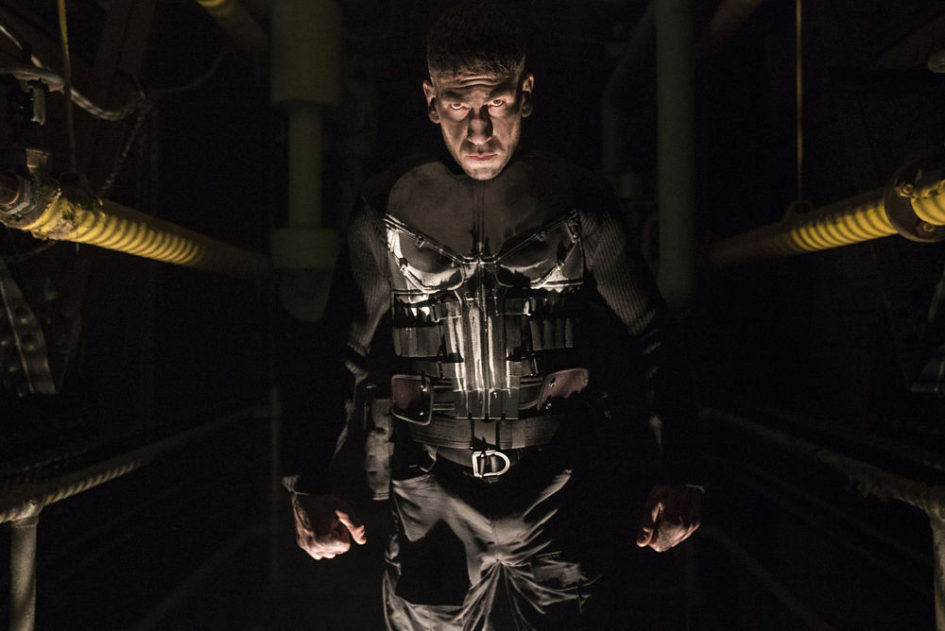 The Punisher in his dark suit.