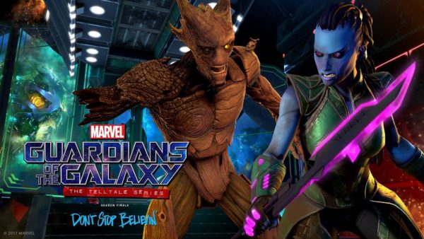 Guardians of the Galaxy game art.