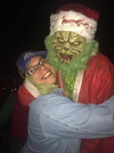 The Grinch loves the ladies at Nashville Nightmare