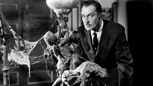 Vincent Price in a haunted house