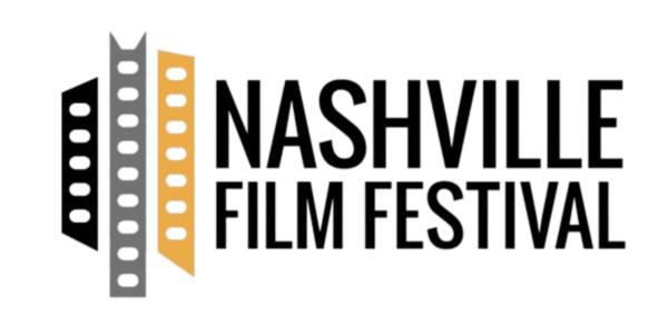 Nashville Film Festival logo with film reel icon.